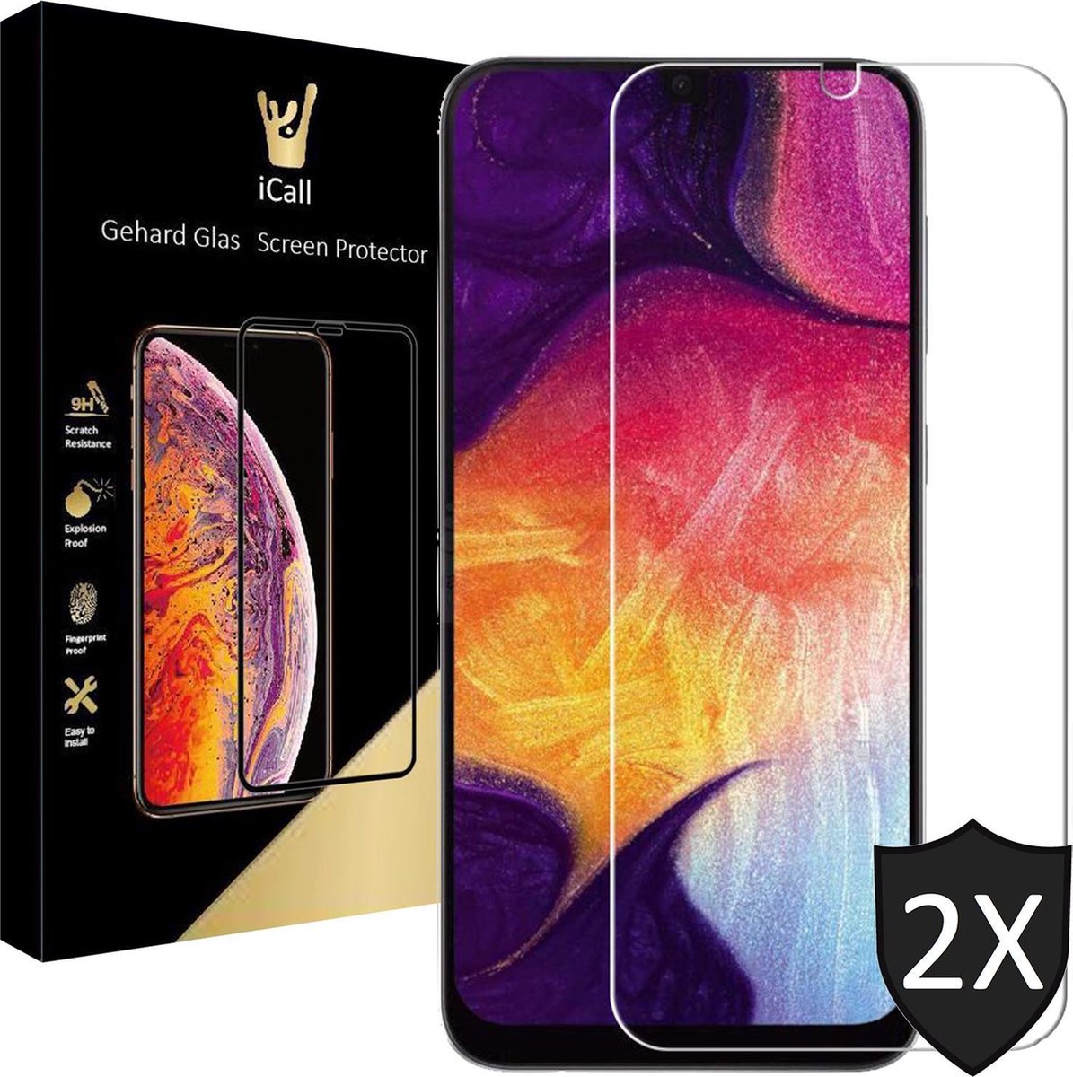 Samsung A50 Screenprotector Glas - Samsung Galaxy A50 Screenprotector ...