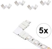 5 Stuks - 10mm L Connector voor RGB SMD5050 5630 LED strips