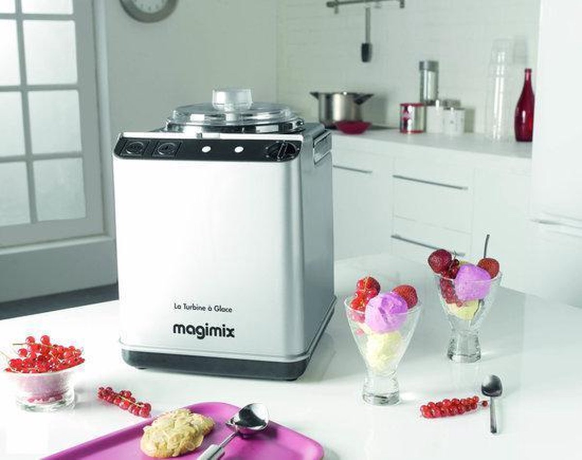 Magimix IJsmachine Turbine a Glace Mat Chroom