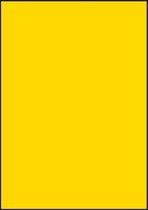 Gele A4 etiketten 210 x 297 mm (100 vel)