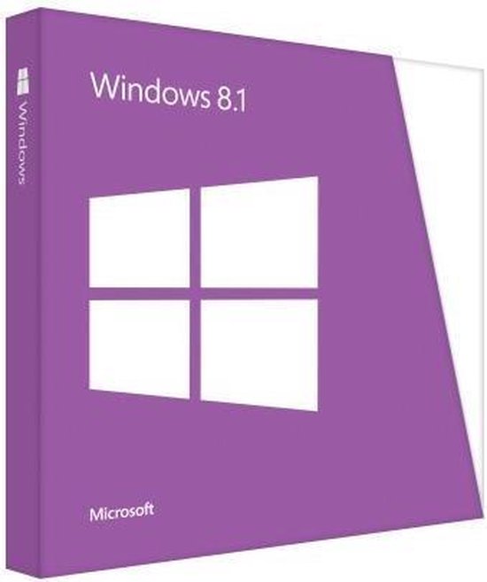 Microsoft Windows 8.1 - Nederlands / 32-bit/64-bit / 1 Gebruiker / DVD