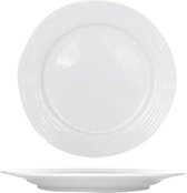 Assiette Plate Cosy&Trendy Linea - Ø25,5 cm - White