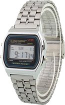 Digitaal Retro Horloge Zilver