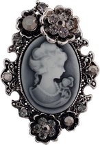 Fako Bijoux® - Broche - Retro - Constanza - 39x55mm