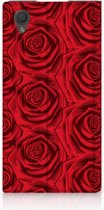 Flip Case Xperia L1 Red Roses