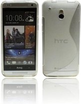 HTC One Mini M4 Silicone Case s-style hoesje Transparant