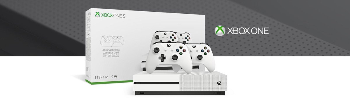Xbox One S console 1 TB + tweede controller thumbnail 5