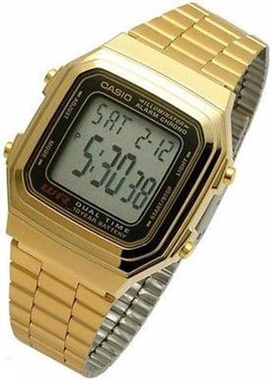 Mooi Casio heren horloge A178WGA-1ADF