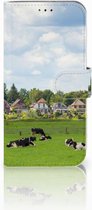 Geschikt voor Samsung Galaxy A40 Telefoonhoesje met Pasjes Koeien