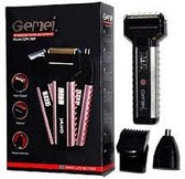 Gemei 3 In 1 draadloos Scheer & Trimmer set GN-595