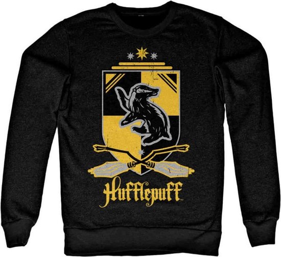 Harry Potter Sweater/trui Hufflepuff Zwart