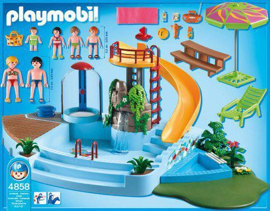 Playmobil Openluchtwaterbad Met Glijbaan - 4858 | bol.com