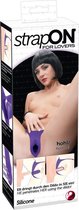 You2Toys - Tweezijdig Vaste Voobind Dildo voor Intern en Extern Gebruik - Paars