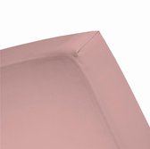 Damai - Hoeslaken (tot 25 cm) - Katoen - 80/90/100 x 200/210 cm - Dusty rose