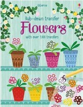 Flowers Rubdown Transfer Books