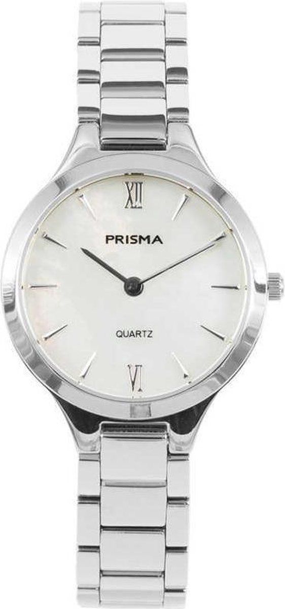 Prisma horloge P.1460 Dames edelstaal Parelmoer 5 ATM