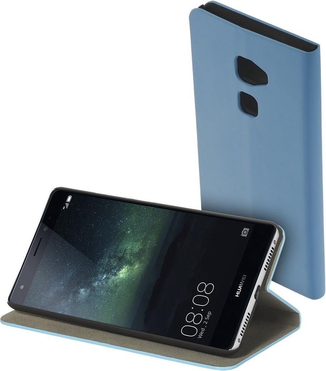 Blauw slim booktype flipcover Huawei Mate S hoesje