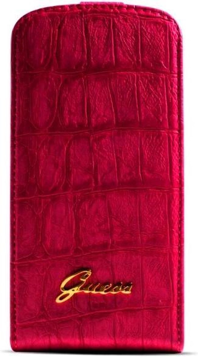 Samsung Galaxy S4 hoesje - Guess - Roze - Kunstleer