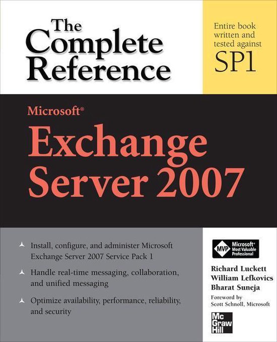 The Complete Reference - Microsoft Exchange Server 2007: The ... - cover