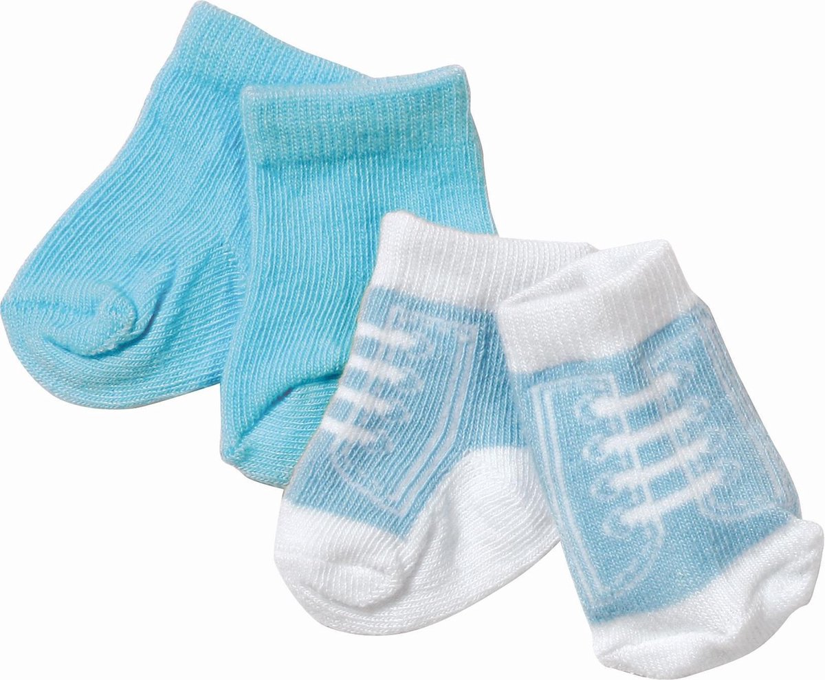 BABY born Sokken 2 pack Blauw