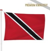 Trinidadaanse Vlag Trinidad en Tobago 150x225cm - Kwaliteitsvlag - Geschikt voor buiten