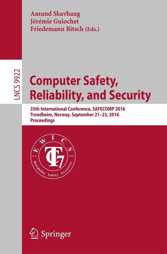 Springer Nature Proceedings Computer Science - Computer Safe ... - cover