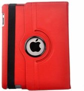 iPad AIR 2 - 360 graden case rood PU leer