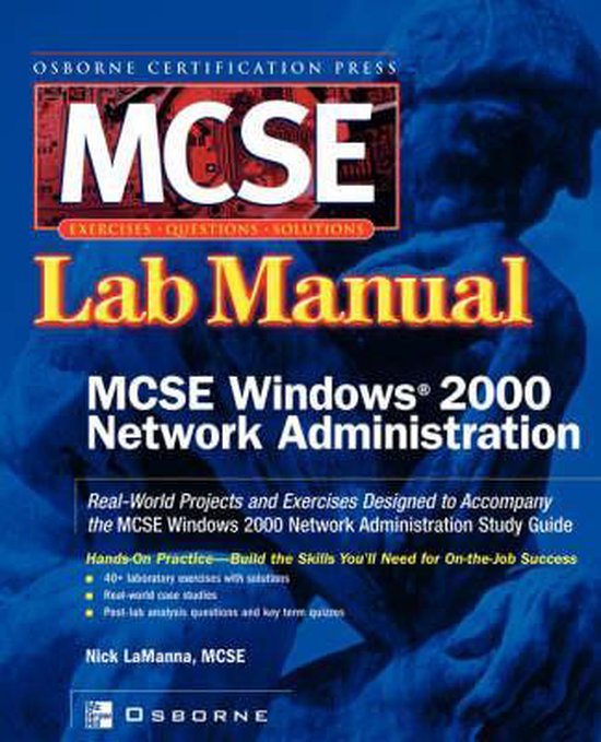 MCSE Windows 2000 Network Administration Lab Manual (Exam 70 ... - cover