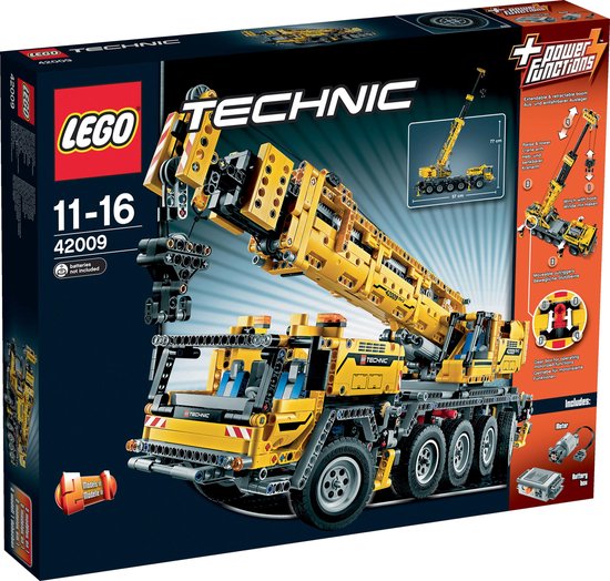 Het koud krijgen Schelden Mening LEGO Technic Mobiele Kraan MK II - 42009 | bol.com