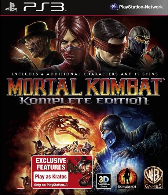Warner Bros Mortal Kombat Komplete Edition, PS3 PlayStation 3 video-game |  Jeux | bol.com
