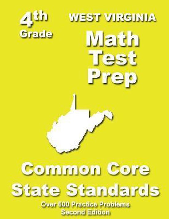 West Virginia 4th Grade Math Test Prep - cover