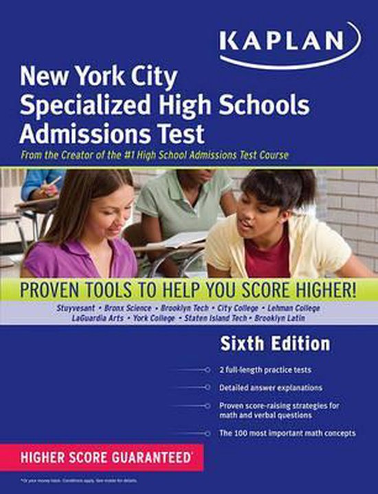 Kaplan New York City Specialized High Schools Admissions Test, Kaplan