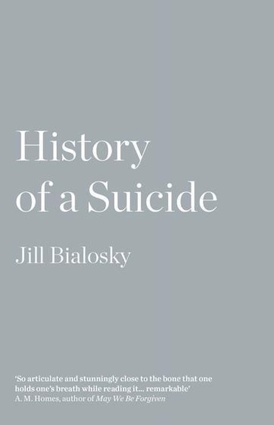History of a Suicide - cover