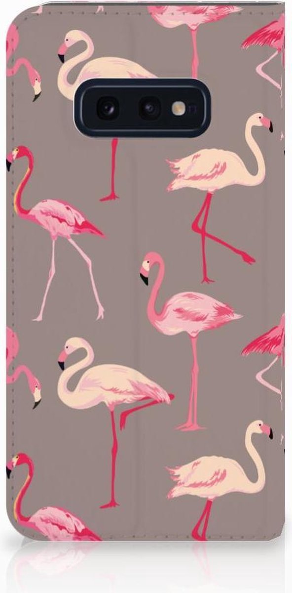 Standcase Hoesje voor Samsung Galaxy S10e Hoesje maken Flamingo