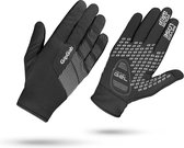 GripGrab - Ride Windproof Lente Herfst Fietshandschoenen Lange Vinger - Zwart - Unisex - Maat XL