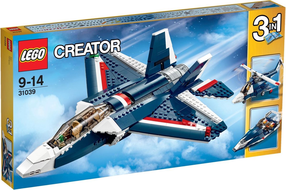 natuurkundige Senator Agnes Gray LEGO Creator Blauwe Straaljager - 31039 | bol.com