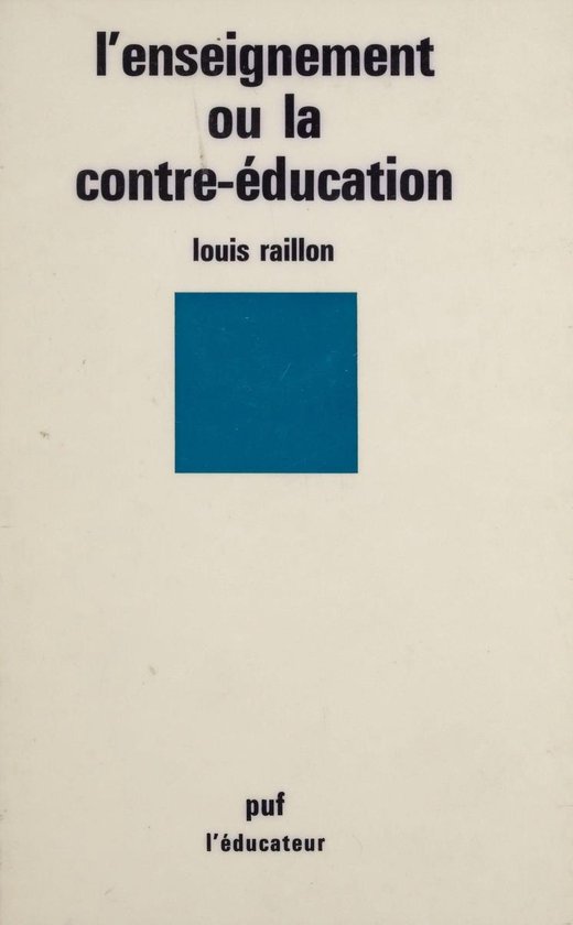 L'Enseignement ou la contre-éducation - cover