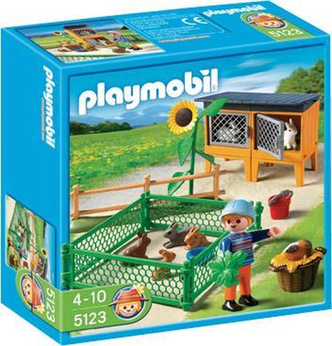 Picknicken Treinstation Vooroordeel PLAYMOBIL Verzorgingsplaats Met Konijnen - 5123 | bol.com