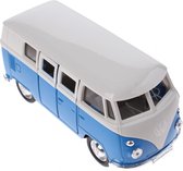 Welly Metalen Volkswagen Bus Blauw 11,5 Cm