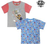 T-Shirt met Korte Mouwen voor kinderen The Paw Patrol 72675 Blauw