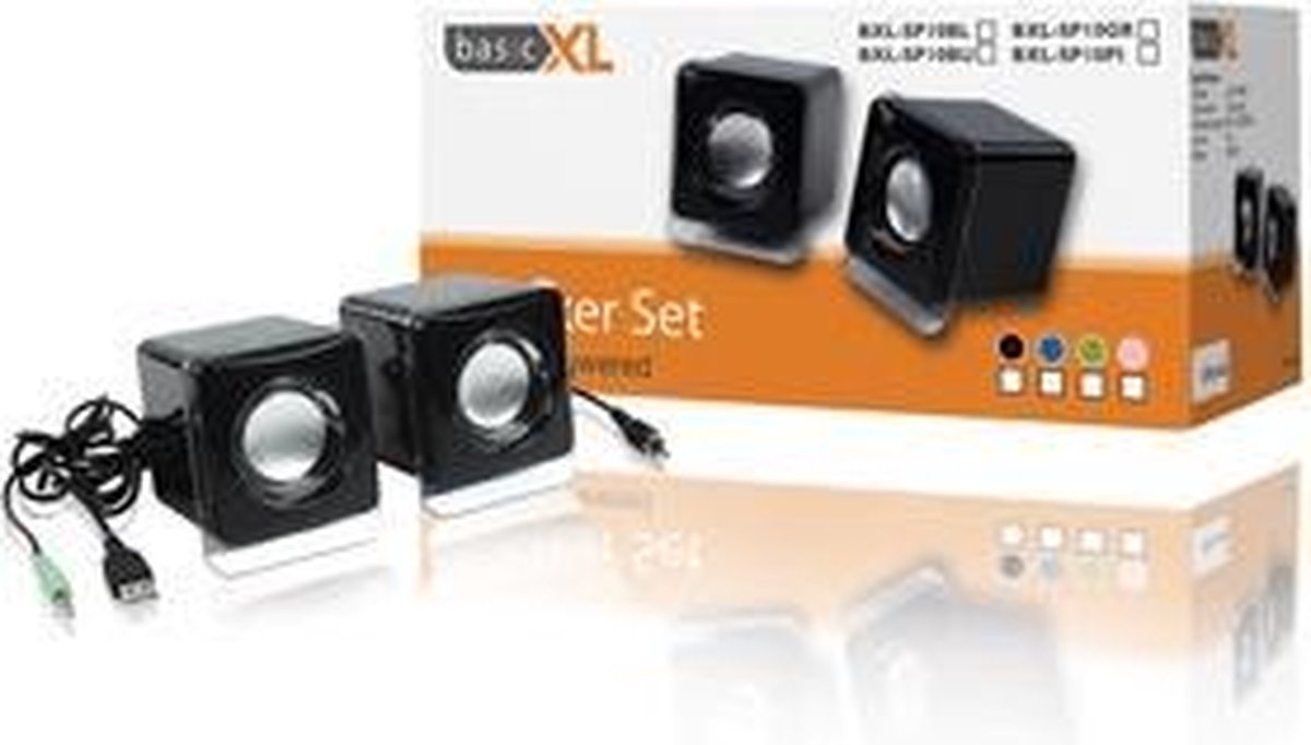 basicXL BXL-SP10BL 6W Zwart luidspreker
