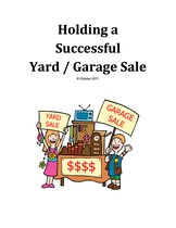 How To Hold A Successful Yard/Garage Sale