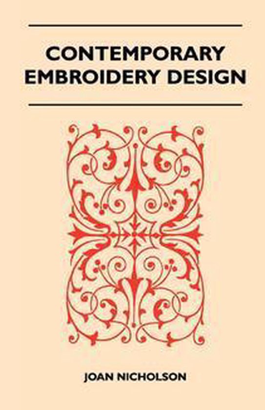 Contemporary Embroidery Design - cover