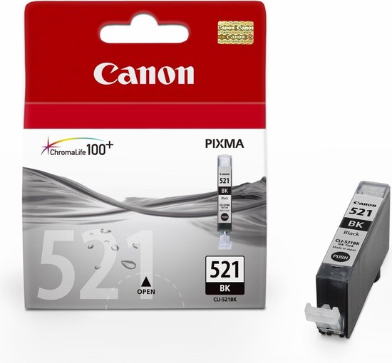 Canon CLI-521 - Inktcartridge / Zwart