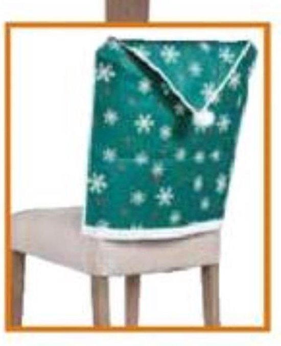 KESSER® Premium Stoelhoezen, Set Van 6 Stoelhoezen Voor Kerstmis Kerstmuts Stoelbekleding Kerstdecoratie Stoelbekleding In Kerstdesign 663993485