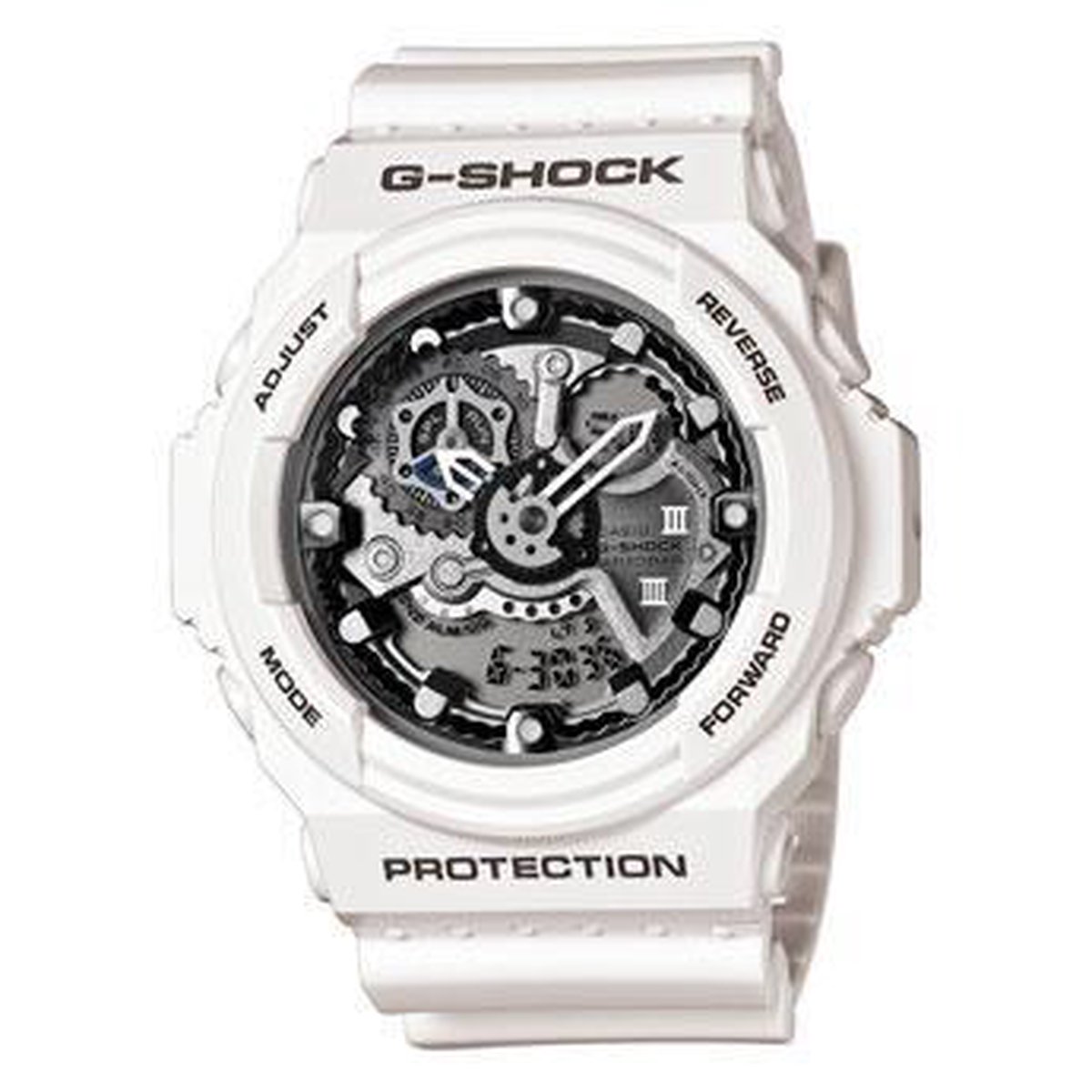 Casio G-Shock GA-300-7AER - Horloge - 50 mm - Staal - Wit | bol.com