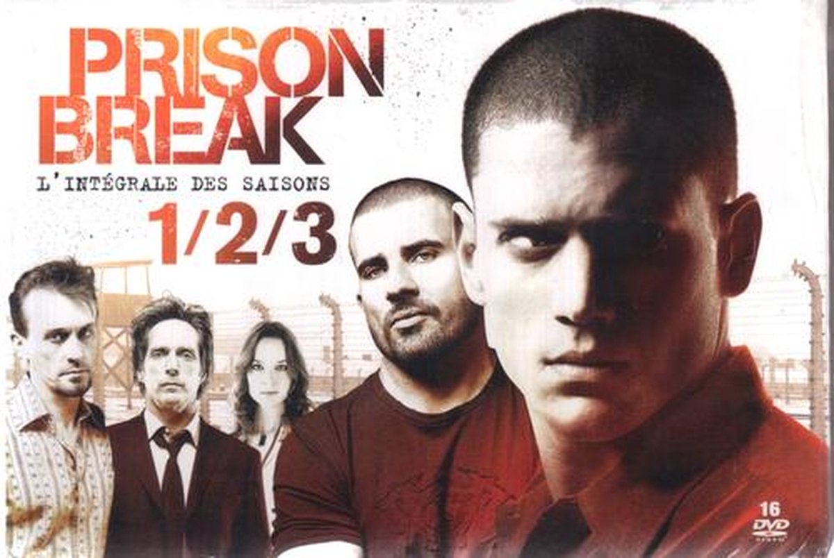 PRISON BREAK S.1 à 3 (16DVD) F