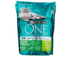 Purina ONE Indoor - Kalkoen/Volkoren Granen - Hondenvoer - 3 x 800g
