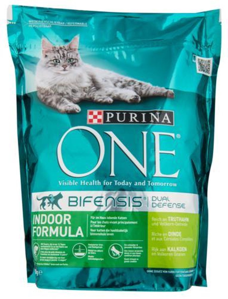 Purina One Purina ONE Indoor - Kalkoen/Volkoren Granen - Hondenvoer - 3 x 800g