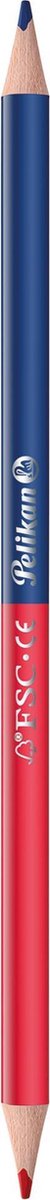 Pelikan 810845, Zacht, Blauw, Rood, 1 stuk(s)